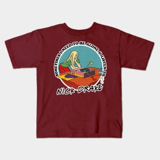 Nick Drake Obsessive Fan Design Kids T-Shirt